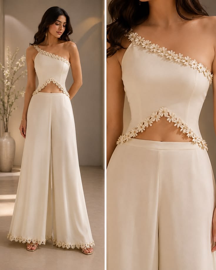 ai generated ivory bloom co ord set