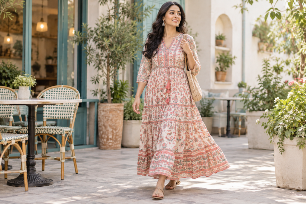 Indo Western Maxi Dress: Complete Style Guide for Women Stylish Indo Western Maxi Dress